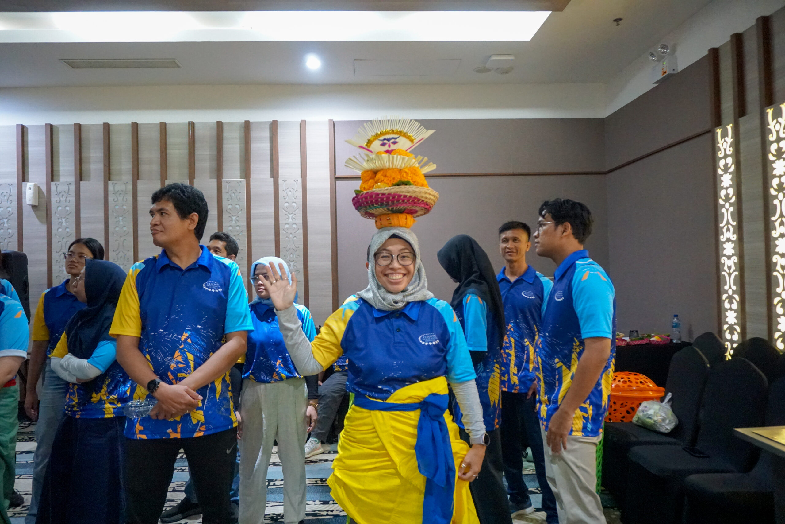 Team Building with Bali culture. Balinese culture
